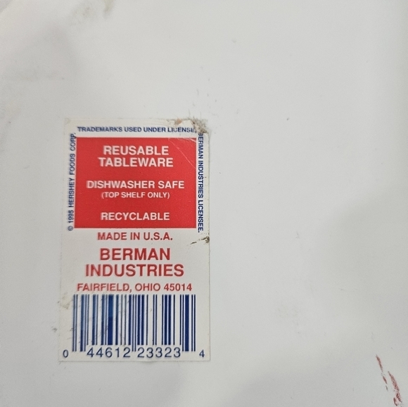 Vintage Hershey's Chocolate Halloween Candy Dish Serving Bowl - Picture 5 of 7